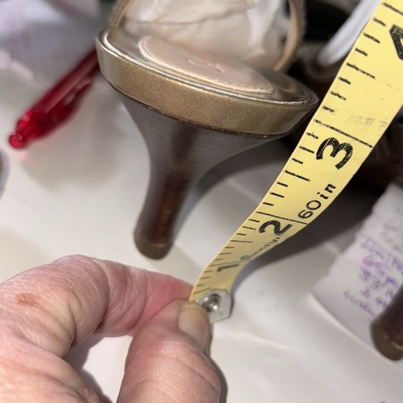 Cole Haan  open to sling back shoes
Sandals heels  Gold patent/gold leather NWOT - Picture 11 of 11